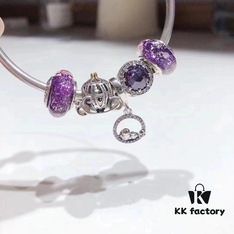 692fe57599f2d84055c8c289 Pandora Pandora Purple Sparkling Bird New Arrival! Made with counter materials, perfectly crafted one-to-one, quality comparable to counter!