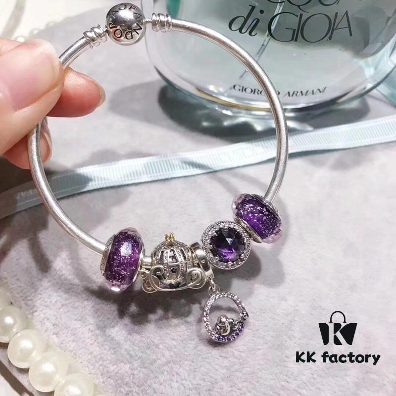692fe57599f2d84055c8c28a Pandora Pandora Purple Sparkling Bird New Arrival! Made with counter materials, perfectly crafted one-to-one, quality comparable to counter!