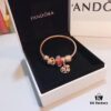692fe57a99f2d84055c8c293 Pandora Thailand Imported Genuine Red Rose Olive Tree Pendant - ZP Material, Gold-Plated Murano Glass with Hollow Heart Design