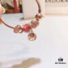 692fe57b99f2d84055c8c296 Pandora Thailand Imported Genuine Red Rose Olive Tree Pendant - ZP Material, Gold-Plated Murano Glass with Hollow Heart Design
