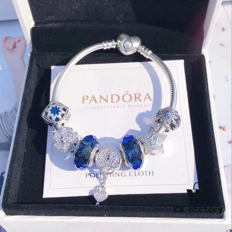 692fe58099f2d84055c8c29e Pandora Pandora Shimmering Blue Heart Key 🔑 New Arrival! Perfectly crafted with counter materials, one-to-one replication, quality comparable to official retail! Featuring shimmering blue faceted glass, sparkling diamond-cut star ⭐️, fully diamond-paved five-petal flower, glacial beauty, blue snowflake ❄️ bead, paired with heart-shaped ❤️ key 🔑 pendant. Made in S925 silver and comes with official retail packaging!