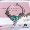 692fe58299f2d84055c8c2a3 Pandora Night Glow Mint Pearl Bow New Arrival! 1:1 Perfect Craftsmanship with Counter Materials, Quality Comparable to Official Stores!