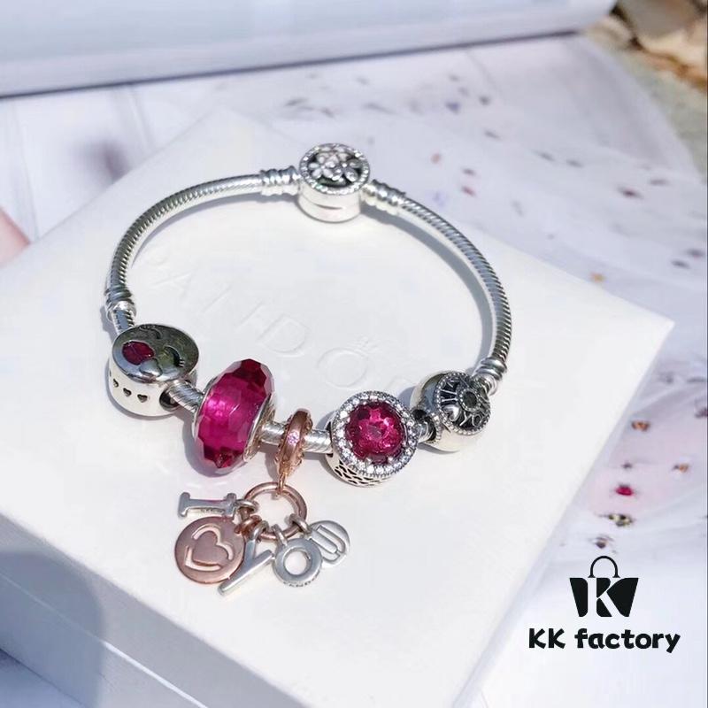 692fe58399f2d84055c8c2a5 Pandora Enamel Red Love Poem Blossom New Arrival! High-Quality Replica with Authentic Materials, Precision Craftsmanship Comparable to Original Store Version