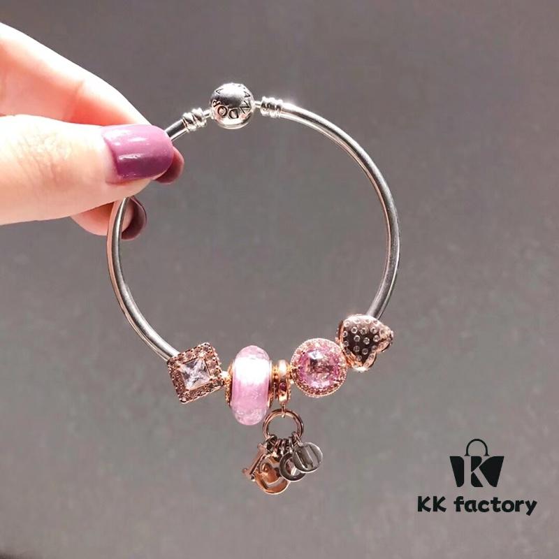 692fe58899f2d84055c8c2af Pandora Rose Pink Love New Arrival! Made with authentic boutique materials, perfectly crafted 1:1, quality comparable to official retail. Features rose pink faceted crystal, rose shimmer lavender cat's eye stone, rose shimmer square zircon beads, rose indirect shimmer heart charm paired with 'Rose I Love You' pendant. Includes S925 silver and official boutique packaging!