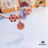 692fe58c99f2d84055c8c2b8 Pandora Silver Purple Rose Love Totem New Arrival! ZP-Certified, Thai-Imported Faceted Glass with Rose Medal, Cat's Eye Heart Pendant on S925 Snake Chain