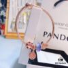 692fe58d99f2d84055c8c2ba Pandora Silver Purple Rose Love Totem New Arrival! ZP-Certified, Thai-Imported Faceted Glass with Rose Medal, Cat's Eye Heart Pendant on S925 Snake Chain