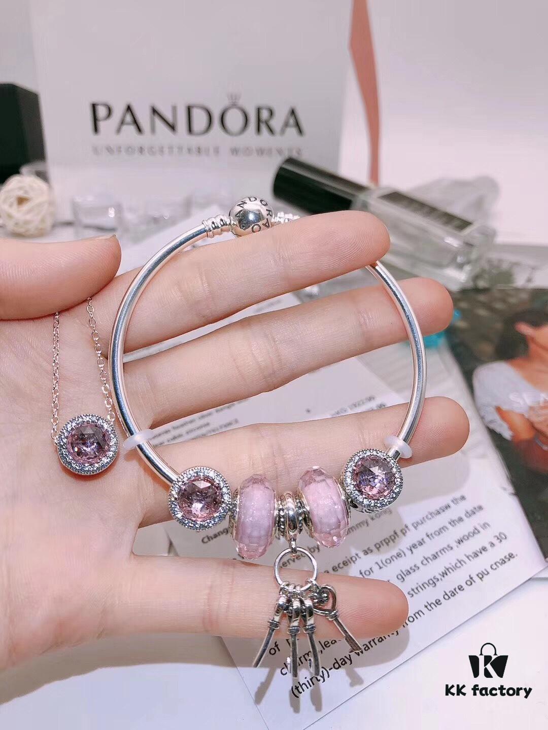 692fe59399f2d84055c8c2c3 Pandora Elegant Set (Bracelet + Necklace) with Full Counter Packaging - 9 Stylish Choices for You
