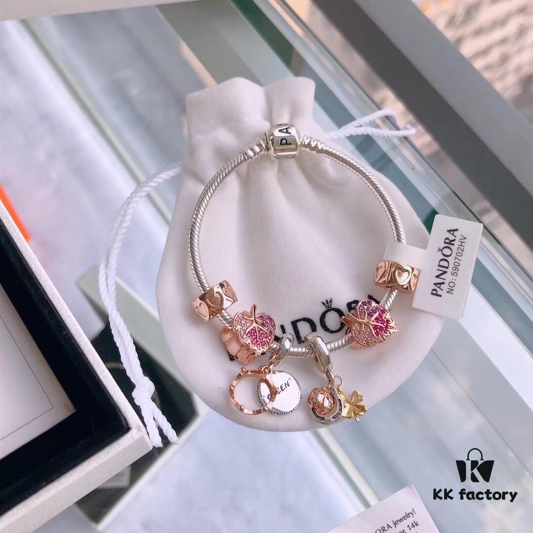 692fe59699f2d84055c8c2c9 New Autumn Collection ✨ Brilliantly Launched 🔝 Pandora 'Radiant Falling Leaves' Bracelet Set – Official Website Same Style