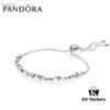692fe5ac99f2d84055c8c2e2 PANDORA Glacier Beauty 925 Silver Bracelet with Adjustable Length
