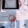 692fe5ac99f2d84055c8c2e3 Autumn New Arrival Pandora Official Website Same Style 'Enchanted Forest' Rose Gold Letter O Elegance Necklace Set