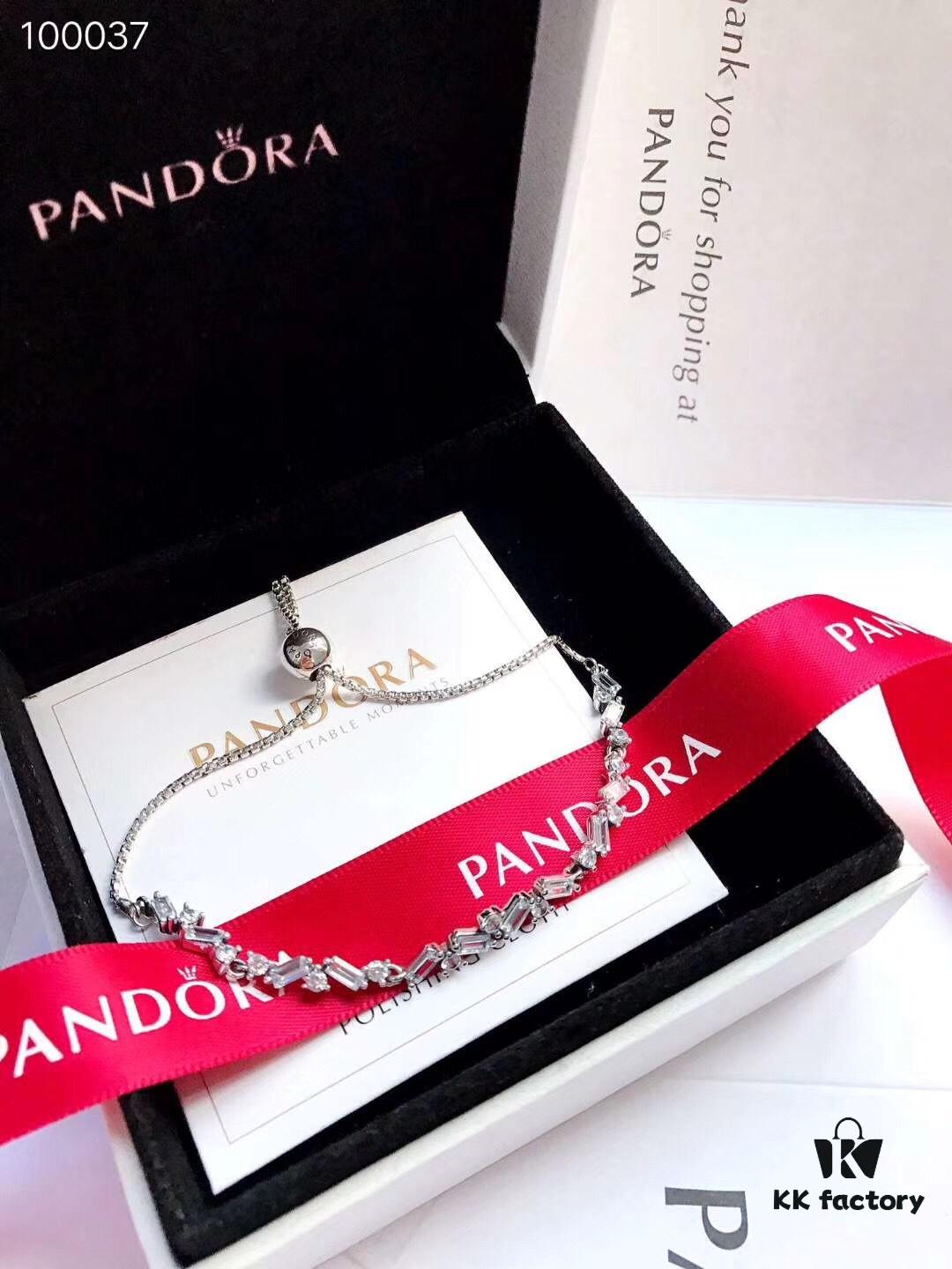 692fe5b099f2d84055c8c2eb PANDORA Glacier Beauty 925 Silver Bracelet with Adjustable Length