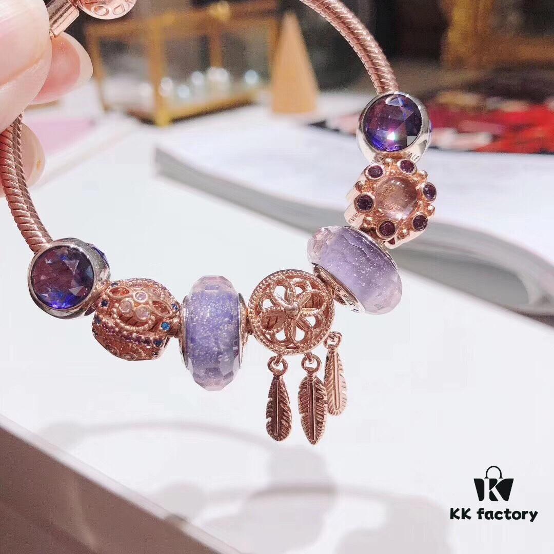 692fe5bd99f2d84055c8c301 Pandora Romantic Purple Rose Dream Catcher New Arrival! Premium Replica with Authentic Materials, Perfect Craftsmanship Comparable to Original Retail Version