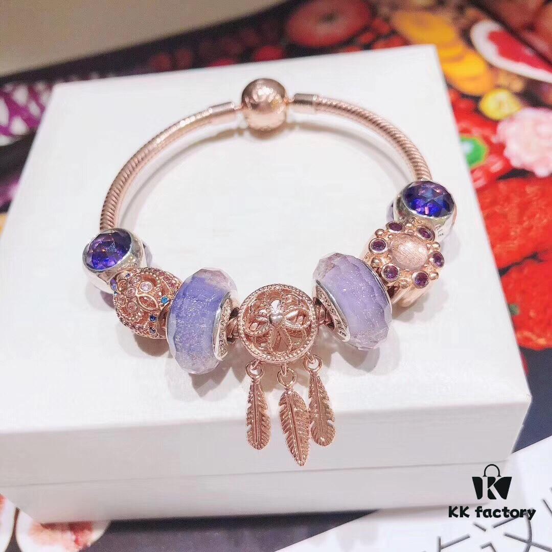 692fe5be99f2d84055c8c302 Pandora Romantic Purple Rose Dream Catcher New Arrival! Premium Replica with Authentic Materials, Perfect Craftsmanship Comparable to Original Retail Version