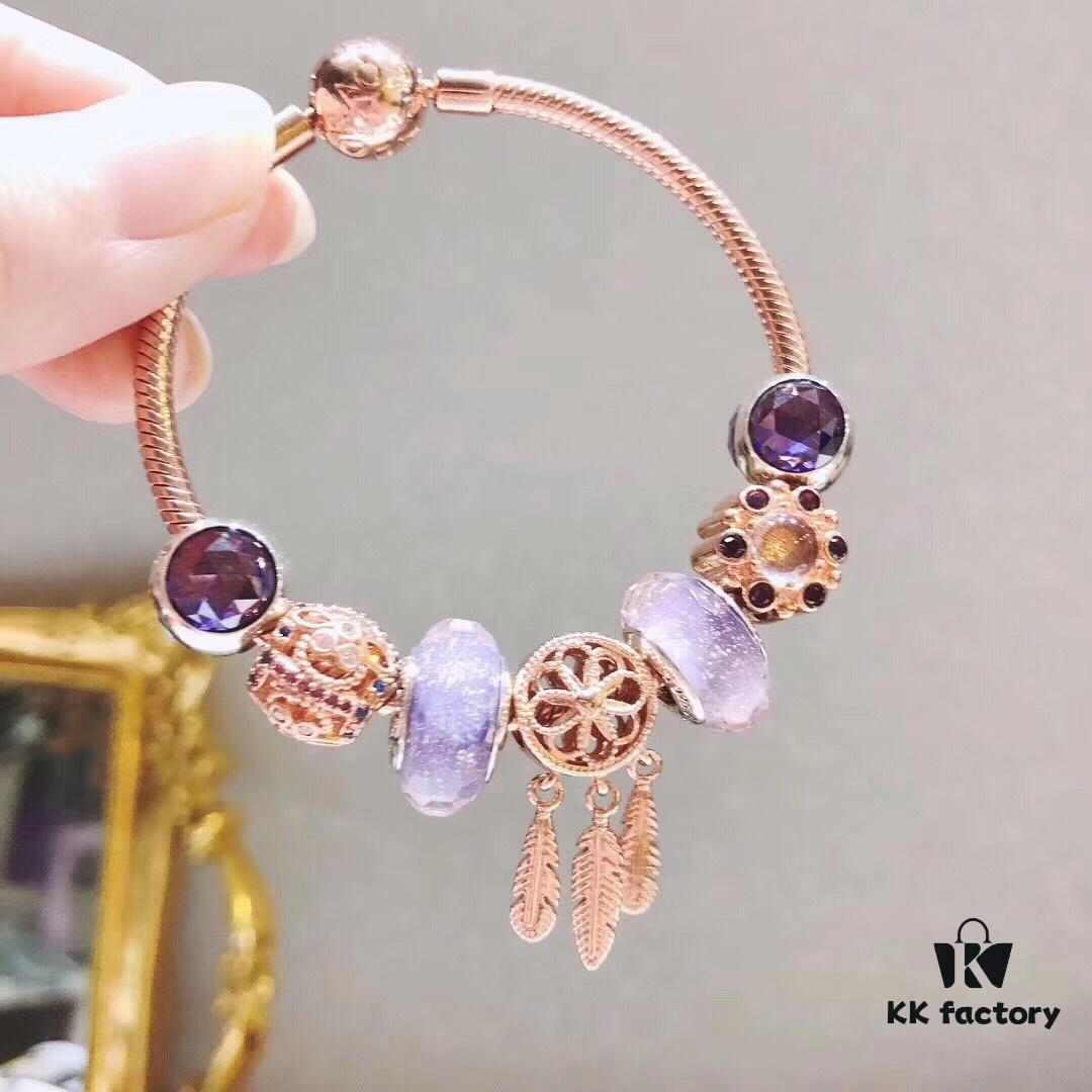 692fe5c099f2d84055c8c303 Pandora Romantic Purple Rose Dream Catcher New Arrival! Premium Replica with Authentic Materials, Perfect Craftsmanship Comparable to Original Retail Version