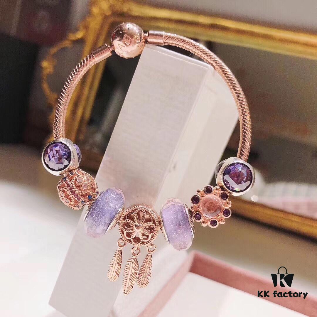 692fe5c099f2d84055c8c305 Pandora Romantic Purple Rose Dream Catcher New Arrival! Premium Replica with Authentic Materials, Perfect Craftsmanship Comparable to Original Retail Version