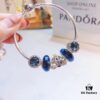 692fe5c899f2d84055c8c310 Pandora Pandora Sparkling Blue Pumpkin Carriage New Arrival! Made with counter materials, perfectly crafted one-to-one, quality comparable to official counter! Sparkling blue faceted glass, sparkling diamond black cat's eye, 🎃 pumpkin carriage. Comes with original counter packaging! 🍃🌺