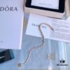 Official Website Same Style Pandora Bracelet 💫 925 Sterling Silver Bead-Set Charm Bracelet, Classic and Timeless, Brand New Design Inspired by Body Piercing Art and Punk Style