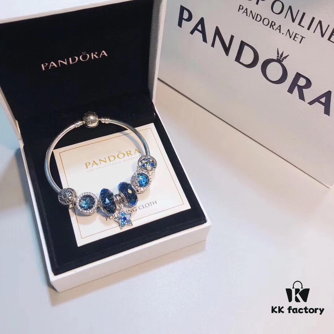 692fe5d699f2d84055c8c32b Pandora Pandora Shimmering Blue Star ⭐️ New Arrival! Made with counter materials, perfectly crafted one-to-one, quality comparable to official counter