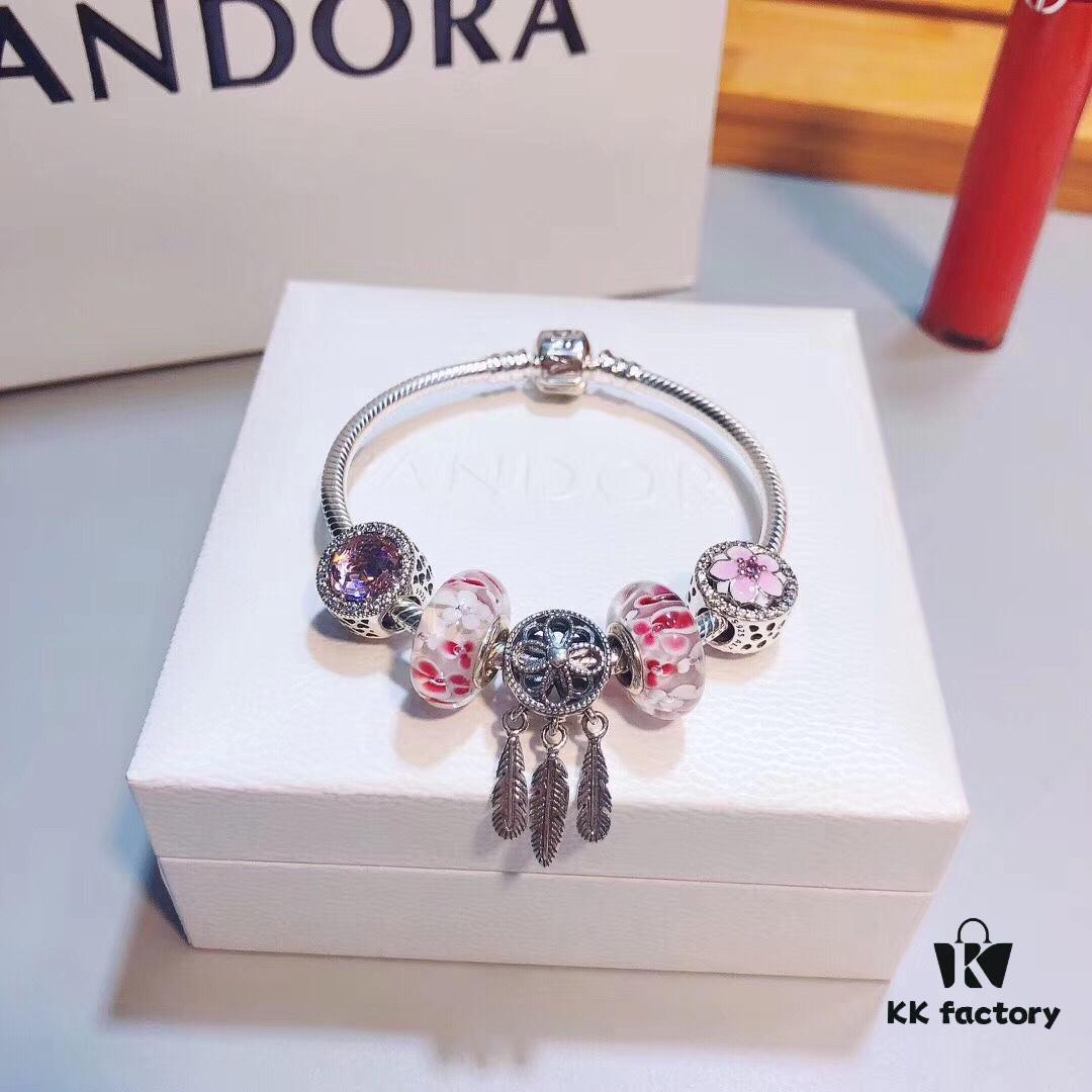692fe5da99f2d84055c8c332 Pandora Blooming Peach Blossom Dream Catcher New Arrival! Premium Quality Replica with Original Materials, Perfect Craftsmanship Comparable to Authentic Store Version