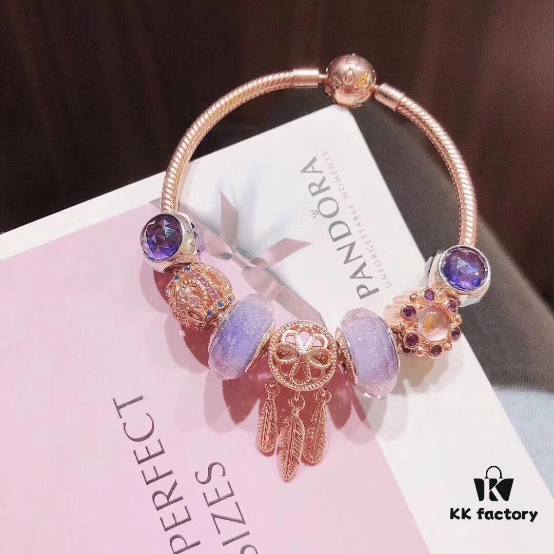 692fe5db99f2d84055c8c334 Pandora Romantic Purple Rose Dream Catcher New Arrival! Premium Replica with Authentic Materials, Perfect Craftsmanship Comparable to Original Retail Version