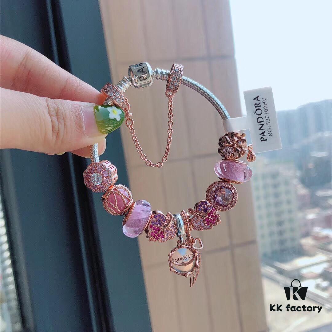 692fe60499f2d84055c8c374 Autumn New Arrival ✨ Sparkling Launch 🔝 Pandora 'Sparkling Autumn Leaves' Bracelet Set