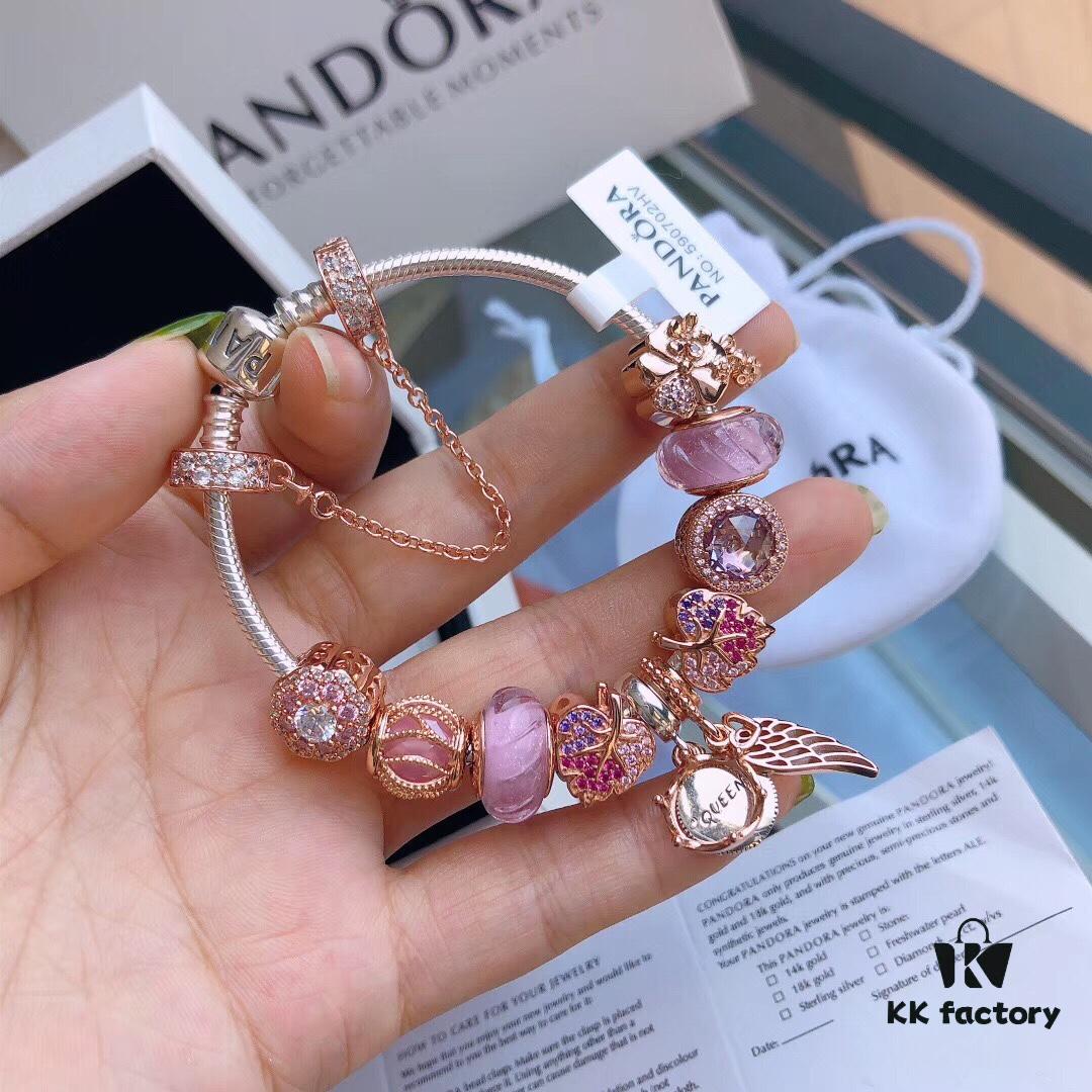 692fe60899f2d84055c8c378 Autumn New Arrival ✨ Sparkling Launch 🔝 Pandora 'Sparkling Autumn Leaves' Bracelet Set