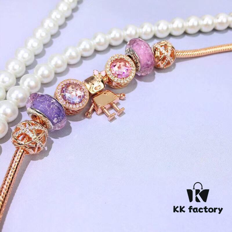 692fe60e99f2d84055c8c384 Pandora Rose Gold Series, Cute Bella New Arrival! ❌ Non-fading, Hypoallergenic, High-end Customized with Original Store Materials! Hollow-out Galaxy, Original Glass, Sparkling Cat's Eye, Little Bella Pendant