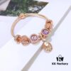 692fe60f99f2d84055c8c387 Pandora Rose Gold Series - Shiny Purple New Arrival! Non-fading, Hypoallergenic, Premium Materials Customized to Match Original Store Quality