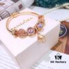692fe61299f2d84055c8c38e Pandora Rose Gold Series - Shiny Purple New Arrival! Non-fading, Hypoallergenic, Premium Materials Customized to Match Original Store Quality