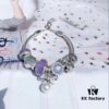 692fe61599f2d84055c8c392 Pandora Pandora Silver Wire Purple Pearl Bow NEW! Highest Quality on Market, Compatible with Official Store Cleaning! Made with Authentic Materials, Imported Thai Original Purple Glass Silver Wire, Sparkling Diamond Cat's Eye, Diamond Purple Charm Clip, Valentine's Day Double Heart, Mickey Car with Pearl Bow Pendant. S925 Silver with Official Packaging!