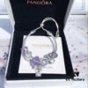 692fe61599f2d84055c8c393 Pandora Pandora Silver Wire Purple Pearl Bow NEW! Highest Quality on Market, Compatible with Official Store Cleaning! Made with Authentic Materials, Imported Thai Original Purple Glass Silver Wire, Sparkling Diamond Cat's Eye, Diamond Purple Charm Clip, Valentine's Day Double Heart, Mickey Car with Pearl Bow Pendant. S925 Silver with Official Packaging!