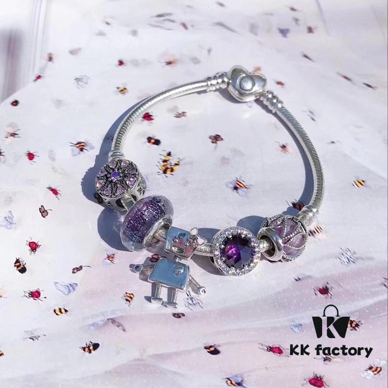 692fe61699f2d84055c8c396 Pandora Bella in Purple with Sterling Silver - Authentic Grade Imported from Thailand