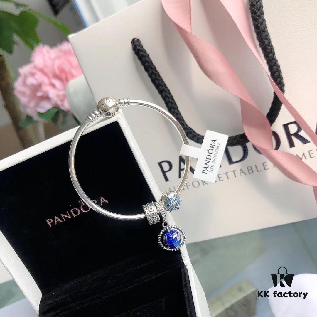 692fe61a99f2d84055c8c39b Pandora Globe Bracelet 'Fashionable Traveler' Rotating Earth Bracelet Set