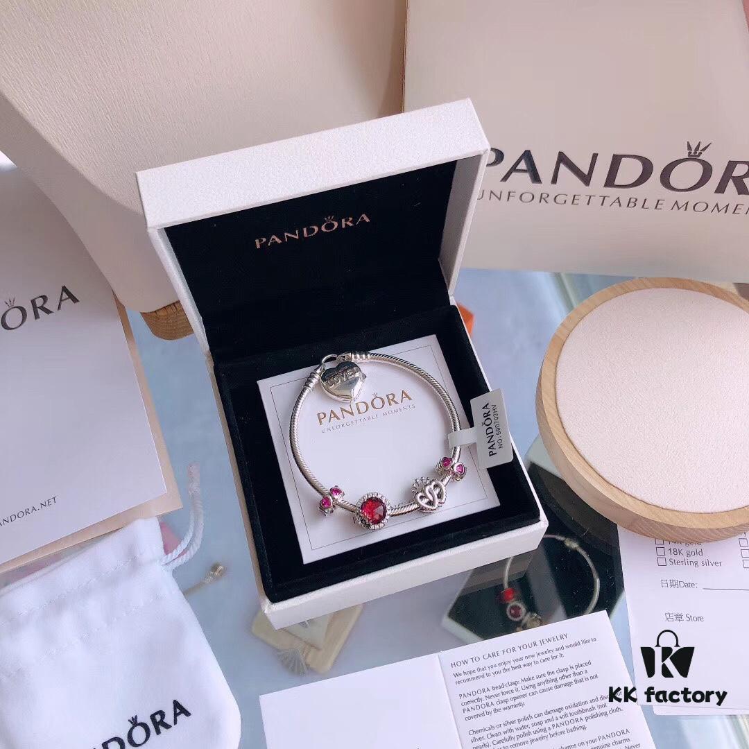 Pandora 'Youth Story' Heart Charm Bracelet Set