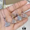 692fe62199f2d84055c8c3a8 Bvlgari Silver Version Skirt Necklace, 925 Pure Silver with 18K Gold Vacuum Plating, Set with Swarovski Crystals and Natural Mother of Pearl