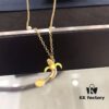 692fe62a99f2d84055c8c3bb Swarovski New Arrival Summer Yellow Banana Fruit Necklace