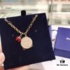 692fe62e99f2d84055c8c3c4 Swarovski 2019 Red Ladybug Hoop Necklace, Cute and Sweet Gift for Girlfriend, Flawless and Full of Vitality