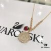 692fe62f99f2d84055c8c3c9 Swarovski 2019 Red Ladybug Hoop Necklace, Cute and Sweet Gift for Girlfriend, Flawless and Full of Vitality