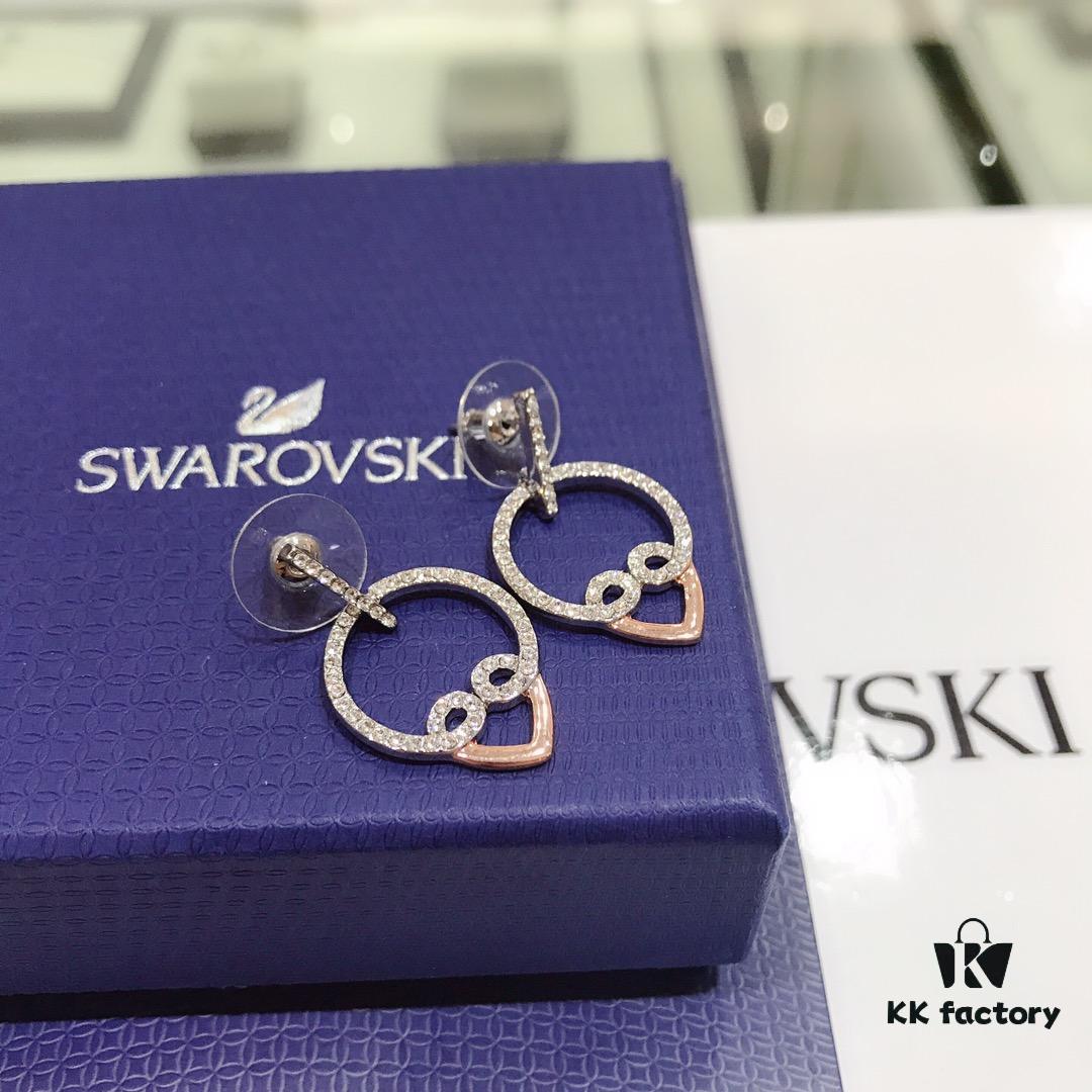 692fe63399f2d84055c8c3d1 Swarovski New Limited Edition 'A Chinese Odyssey: The Greatest Hero' Pierced Earrings for Women, Minimalist, Exquisite and Elegant, Extremely Flattering