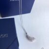 692fe64199f2d84055c8c3ee Swarovski 2019 New Feather Necklace with Rupert's Drop Crystal, Elegant and Versatile Pendant Jewelry for Women