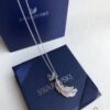 692fe64299f2d84055c8c3f1 Swarovski 2019 New Feather Necklace with Rupert's Drop Crystal, Elegant and Versatile Pendant Jewelry for Women