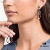 692fe64499f2d84055c8c3f4 Swarovski New Arrival Earrings - Blue Moon with Star and Pearl Accents