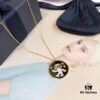 692fe64b99f2d84055c8c3fc APM Monaco Gold-Tone Sterling Silver Crystal-Encrusted Dancing Robot Necklace