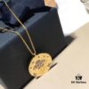 692fe65099f2d84055c8c403 APM Monaco Yellow Gold Plated Disc Silver Crystal Rhinestone Rocket Necklace, Adjustable Length up to 65cm