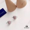 692fe65799f2d84055c8c414 Swarovski ONE Playful Heart Earrings, Romantic and Elegant Design with Pink and Clear Crystals