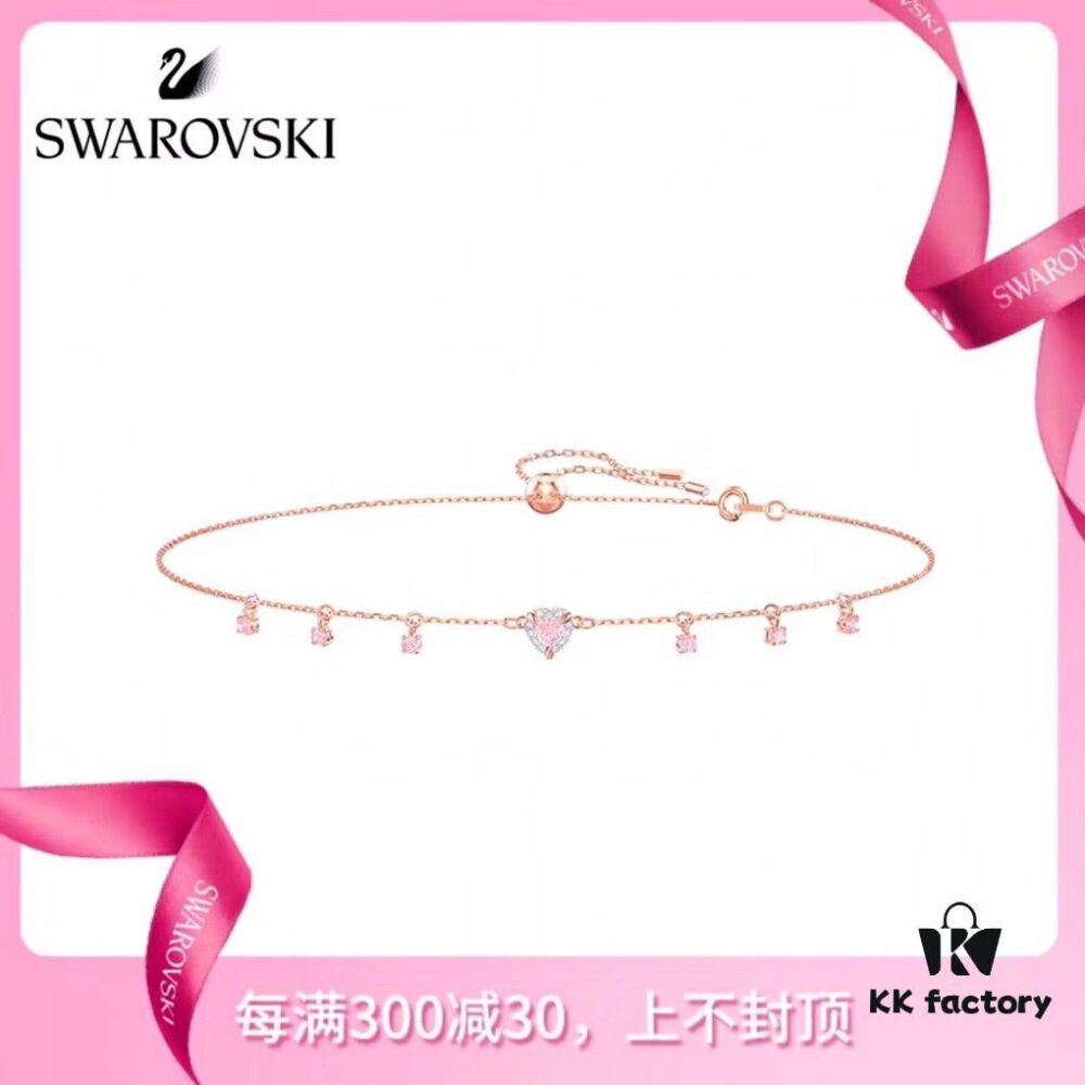 692fe65999f2d84055c8c41a Qixi Gift 🎁 Cute Heart Choker Necklace with Swarovski Elements, Elegant and Playful Design, Adjustable for Versatile Wear