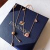 Qixi Gift 🎁 Cute Heart Choker Necklace with Swarovski Elements, Elegant and Playful Design, Adjustable for Versatile Wear