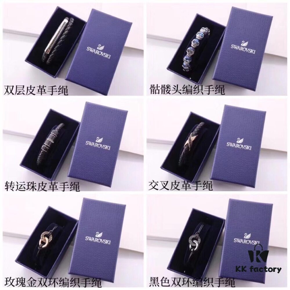 692fe66399f2d84055c8c42e Swarovski Men's Bracelet and Necklace Collection Real Shot