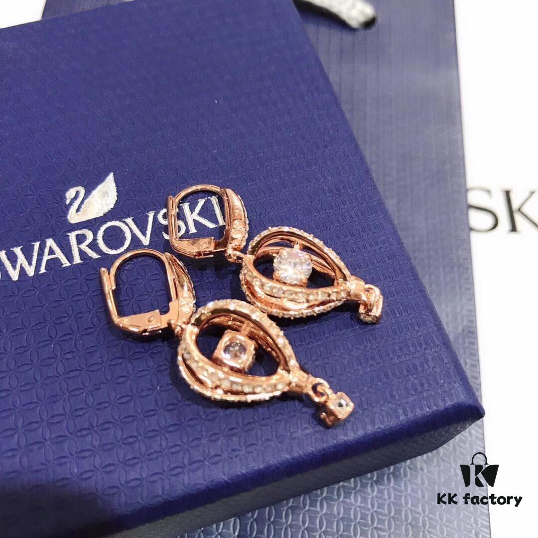 Swarovski INTO THE SKY Hot Air Balloon Romantic Women's Earrings, Extremely Elegant Design