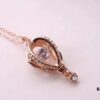 New Rose Gold Swarovski Romantic Hot Air Balloon Collar Necklace